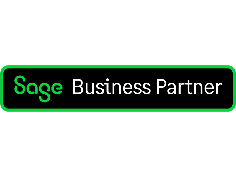 Sage Business Partner logo with a white background
