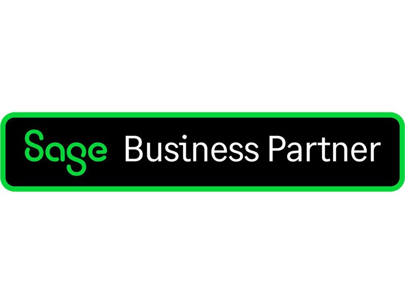 Sage Business Partner logo with a white background