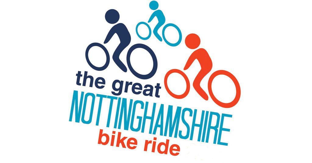 Great nottinghamshire bike ride logo