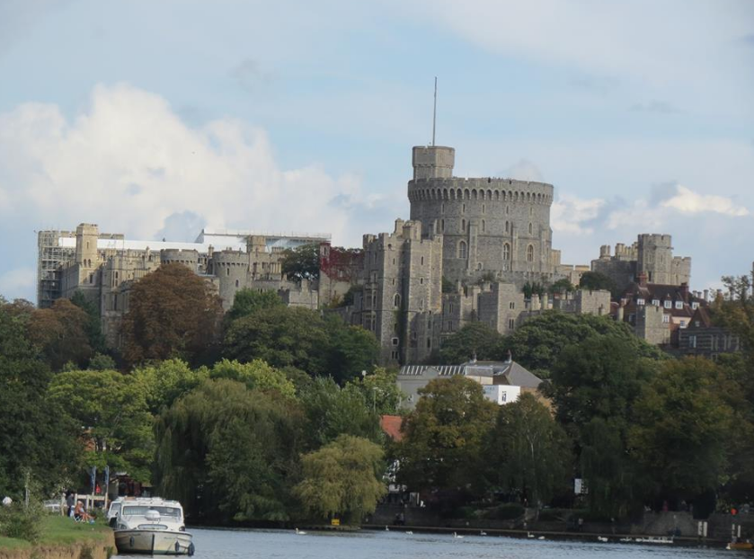Windsor Castle view from Thames