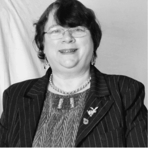 Solutions employee Karen Gibbons colour profile photo