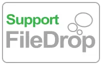 Support filedrop logo