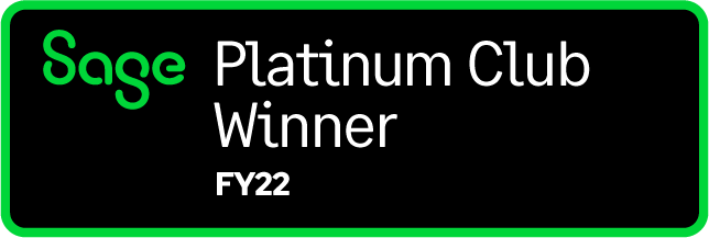 Sage Platinum Club Winner FY22 logo