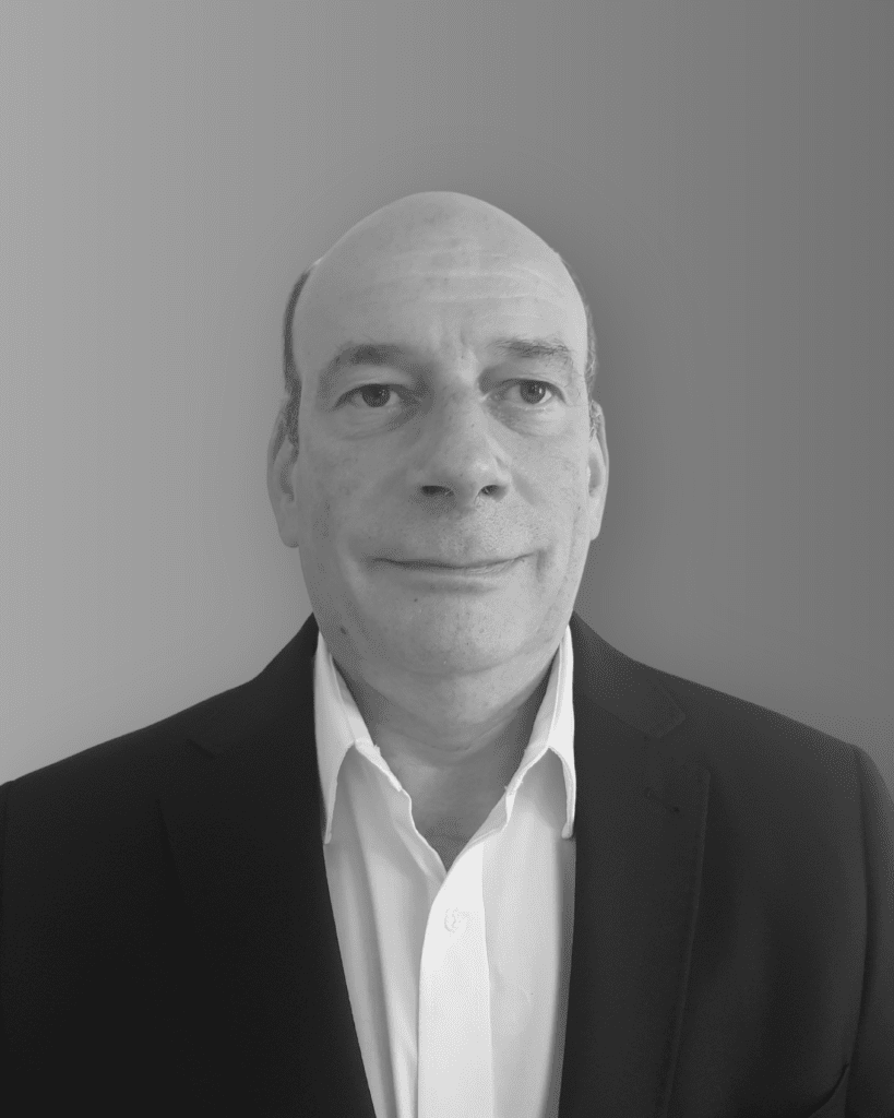 Solutions employee Steve Pooler black and white profile photo