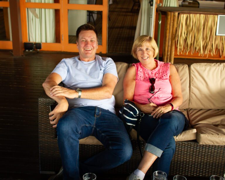 Will Ingleby and his wife on the Solutions weekennd away