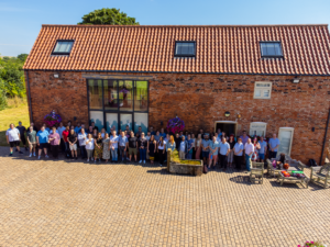 A team photo of all the staff at Solutions for Accounting