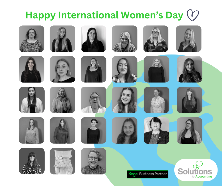 An image showing all of the incredible women at Solutions for Accounting.