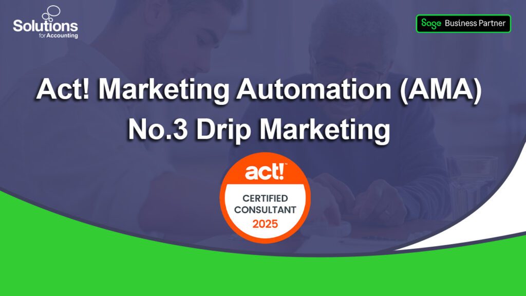 Thumbnail for video titled act marketing automation number 3 drip marketing