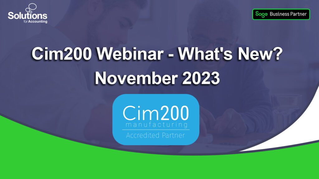 Thumbnail for video titles Cim50 webinar - whats new? november 2023