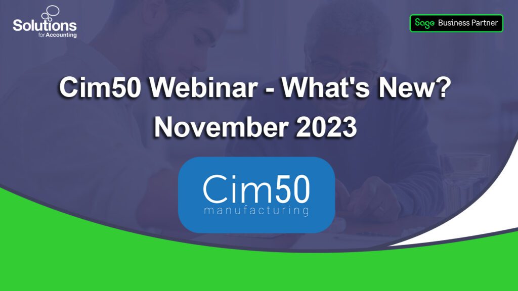 Thumbnail for video titles Cim50 webinar - whats new? november 2023