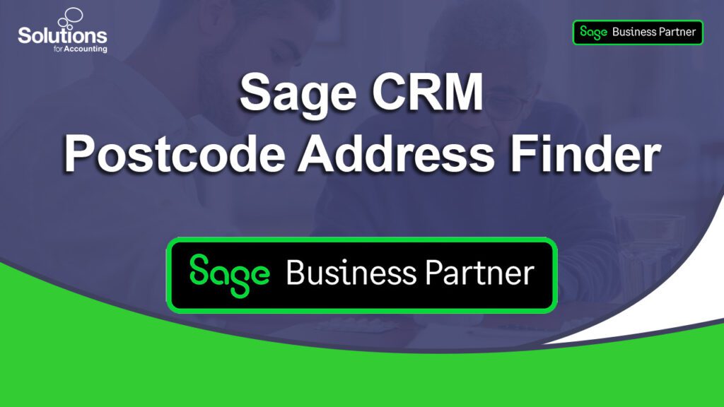 Thumbnail for a video titled Sage CRM Postcode Address Finder