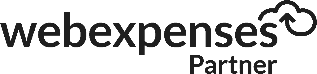 Webexpenses partner logo in all white
