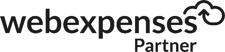 Webexpenses partner logo in all white
