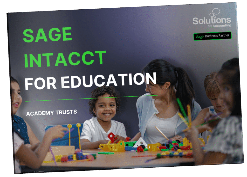 Solutions for Accounting Sage Intacct Academies and MATs Brochure 2025