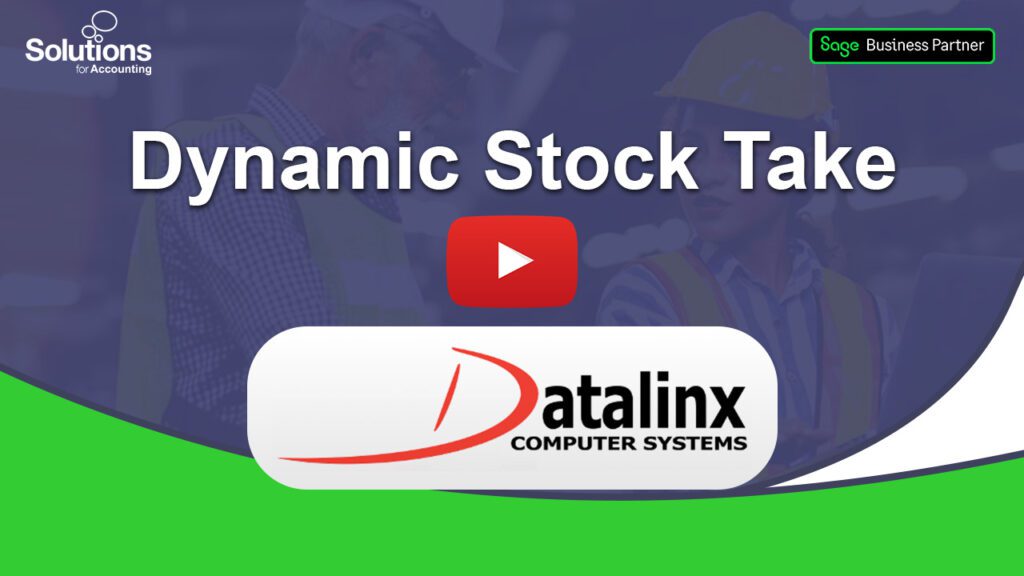 datalinx dynamic stock take YouTube thumbnail with play button