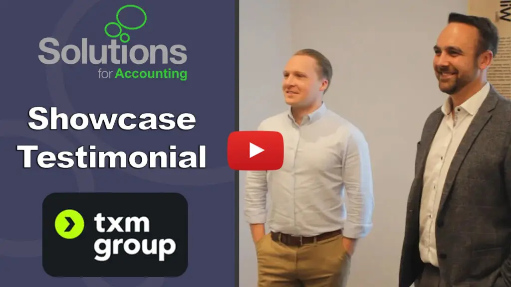 TXM Group Showcase thumbnail with youtube logo