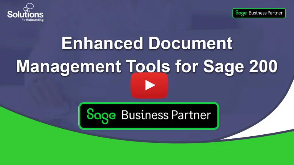 Enhanced Document management tools for sage 200 YouTube thumbnail with play button