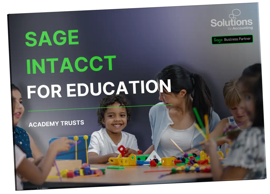 Solutions for Accounting Sage Intacct Academies and MATs Brochure 2025