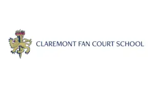 claremont fan school logo white background