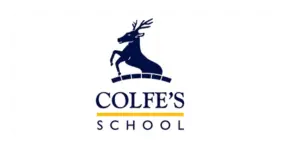 colfe's school logos with white background