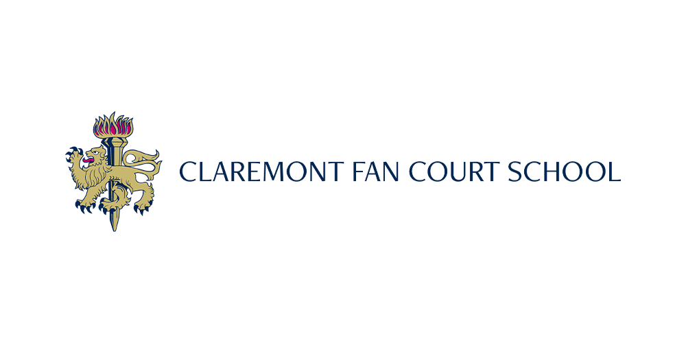 Claremont fan court School logo with white background