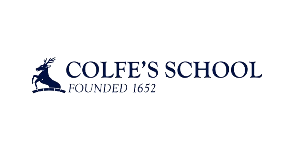 Colfe's School logo with white background