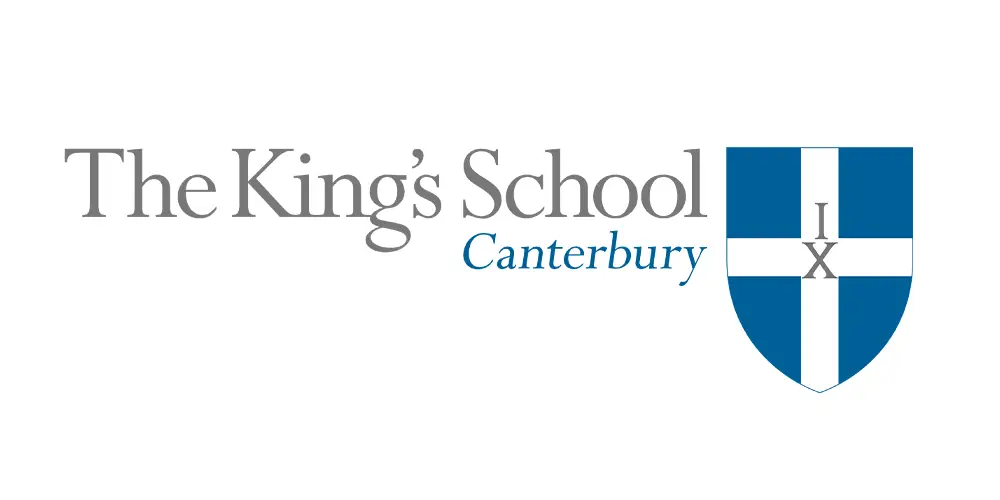 The King's School Canterbury logo with white background